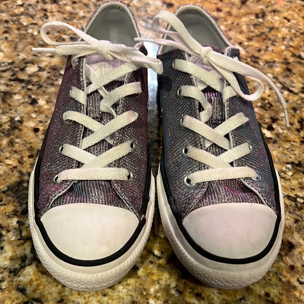 Converse All star sparkle tennis shoes